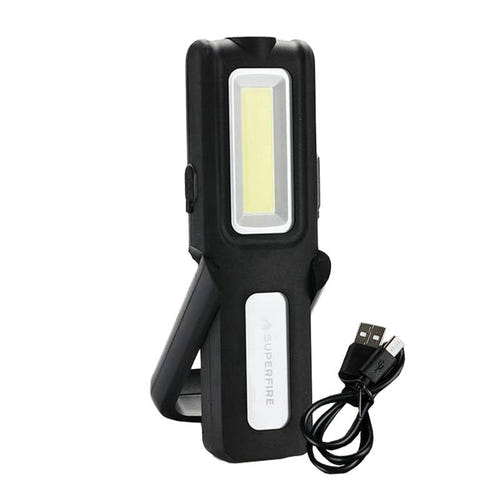 Superfire G12 - Lampe d'atelier 566 lm avec écran et aimants : lampe d'atelier Superfire G12