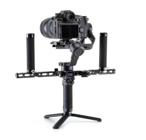 DJI R Twist Grip Dual - Poignée double avec grip BG30 pour RS 2 : bras gauche et bras droit avec grip BG30