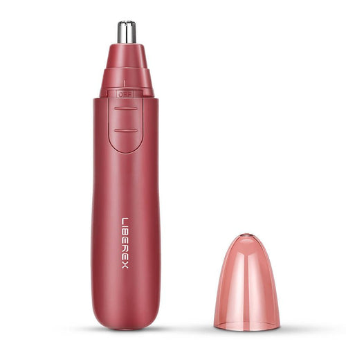 Liberex - Tondeuse nez et oreilles à éclairage LED (rouge) : tondeuse Liberex rouge vue d'ensemble