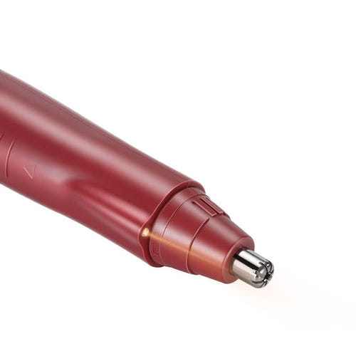 Liberex - Tondeuse nez et oreilles à éclairage LED (rouge) : tête de coupe et éclairage LED de la tondeuse