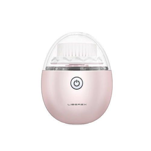 Liberex Egg - Brosse nettoyante visage sonique (rose) : brosse nettoyante Liberex Egg rose vue d'ensemble
