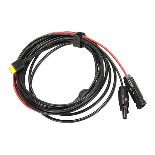 EcoFlow - Câble solaire MC4 vers XT60 de 5 m : connecteurs MC4 côté panneau