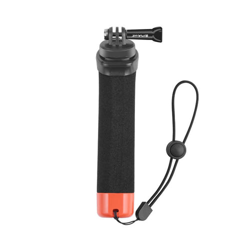 Puluz PU561E - Poignée flottante pour caméras d'action : poignée équipée d'une caméra d'action
