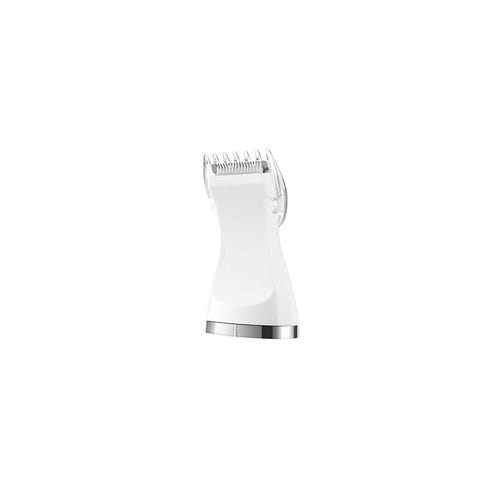 Liberex CP011126 - Tondeuse corporelle sans fil IPX7 (blanche) : les deux têtes de coupe fournies