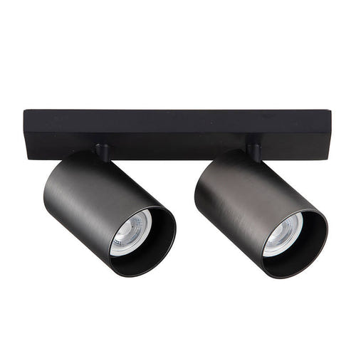 Yeelight YLDDL-0084-B - Spot de plafond connecté 2 ampoules 700 lm (noir) : culots GU10 des deux têtes
