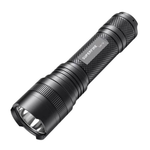 Superfire L6-U - Lampe torche rechargeable 1480 lm et 330 m de portée : lampe torche Superfire L6-U