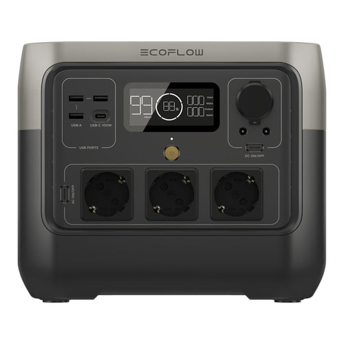 EcoFlow RIVER 2 Pro - Station électrique portable 768 Wh, 800 W : station électrique EcoFlow RIVER 2 Pro vue d'ensemble
