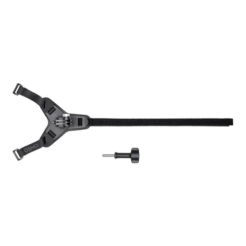 DJI Osmo Action - Fixation mentonnière pour casque : vis de blocage fournie avec la fixation