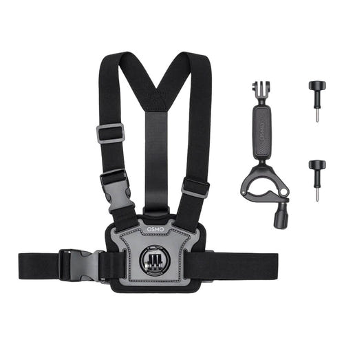DJI Osmo Action - Kit d'accessoires vélo, guidon et harnais de poitrine : kit d'accessoires vélo DJI Osmo Action