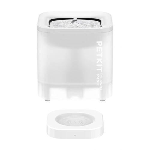 Petkit Eversweet SOLO SE - Fontaine à eau 1,8 L pour chat et chien (blanche) : filtre et système de filtration 3.0