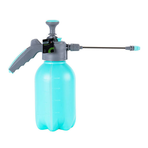 Deli Tools EDL581020 - Pulvérisateur à pression 2 L (vert) : les deux buses interchangeables