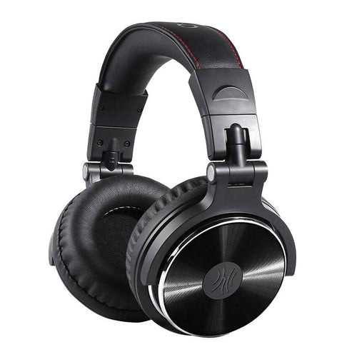 OneOdio Pro10 - Casque filaire Hi-Res 50 mm (noir) : casque filaire OneOdio Pro10 noir vu de trois quarts