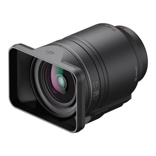 DJI DL PZ 17-28 mm T3.0 ASPH - Objectif à monture DL : objectif vu de face, lentille frontale