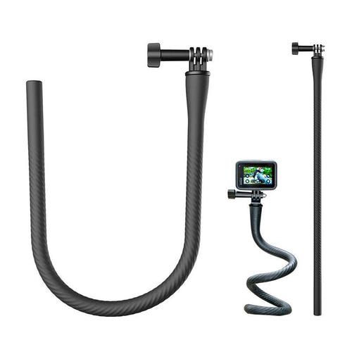 Telesin TE-FM-003 - Support flexible 520 mm pour caméra d'action : caméra d'action fixée sur le support Telesin