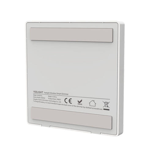 Yeelight Smart Dimmer - Variateur sans fil pour luminaires Yeelight (blanc) : fixation sans câblage par bande auto-agrippante