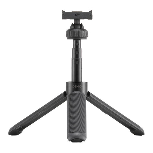 DJI Osmo Action - Mini perche télescopique avec trépied : mini perche télescopique DJI Osmo Action repliée