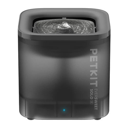 Petkit Eversweet SOLO SE - Fontaine à eau 1,8 L pour chat et chien (gris foncé) : fontaine Petkit Eversweet SOLO SE gris foncé