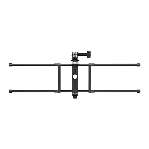 Telesin TE-FM-001 - Support universel pour grillage, caméra et smartphone : bras flexibles serrés sur un grillage