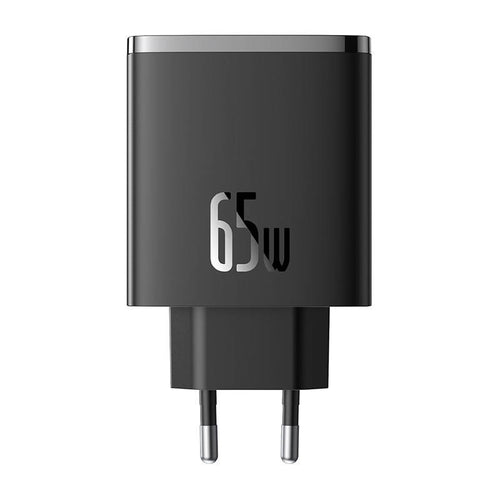 Baseus OS-Cube Pro - Chargeur secteur GaN5 65 W, 2 USB-C et 1 USB-A (noir) : chargeur Baseus OS-Cube Pro noir 65 W