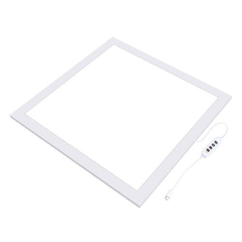 Puluz PU5139 - Panneau lumineux sans ombre 1200 lm pour photo de produit : panneau lumineux sans ombre Puluz PU5139 allumé