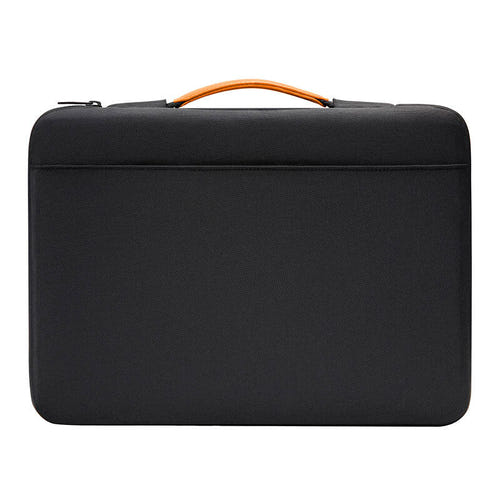 Tomtoc Defender-A14 - Sacoche pour ordinateur portable 13 pouces (noir) : poche avant et ses rangements