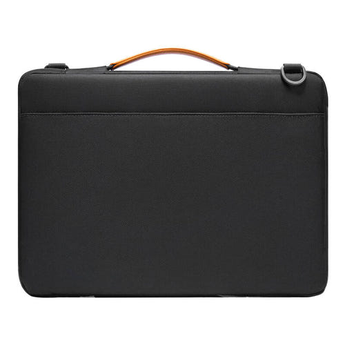 Tomtoc Defender-A42 - Sacoche pour ordinateur portable 14 pouces (noir) : compartiment principal et poches