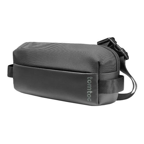 Tomtoc Explorer-T21 - Sacoche à bandoulière 4 L en Cordura (noir) : compartiment principal et ses poches