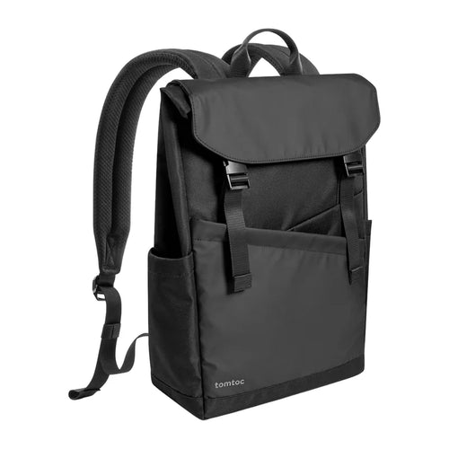Tomtoc Slash-T64 - Sac à dos 18 L pour ordinateur 15,6 pouces (météorite) : sac à dos coloris météorite de trois quarts