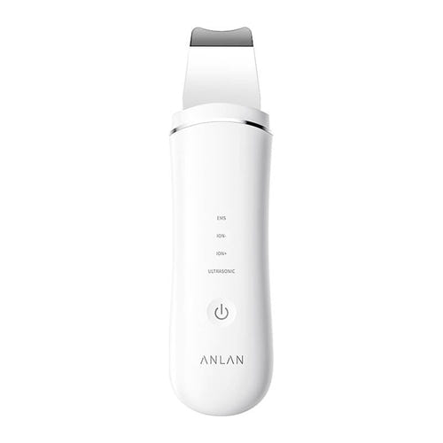 ANLAN 01-ACPJ32-02A - Spatule ultrasonique et EMS pour le visage (blanche) : spatule ultrasonique ANLAN blanche