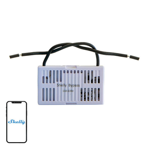Shelly Bypass - Module de compensation pour Shelly 1L et Dimmer 2 : module Shelly Bypass blanc