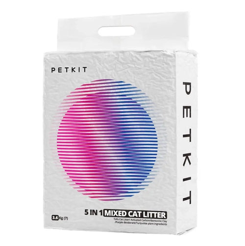 Petkit Mixed Cat Litter - Litière pour chat 7 L, grains de 2 mm : sac de litière pour chat Petkit Mixed Cat Litter de 7 L
