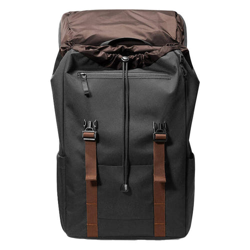 Tomtoc VintPack-TA1 - Sac à dos 22 L pour portable 15,6 pouces (noir) : poches et rangements du VintPack-TA1