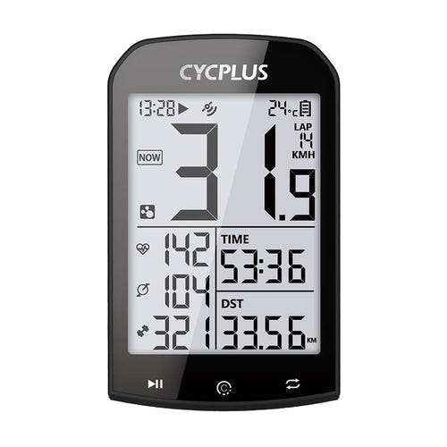 Cycplus M1 - Compteur GPS vélo ANT+ (vue 2)