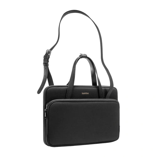 Tomtoc Versatile-A12 - Sacoche pour ordinateur 14 pouces (noire) : ordinateur portable rangé dans la sacoche