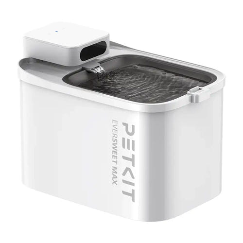 Petkit Eversweet Max - Fontaine à eau sans fil 3 L pour chat et chien : plateau en inox revêtu de téflon noir