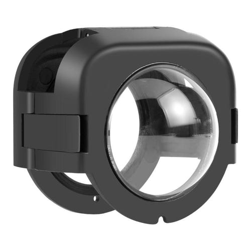 Puluz PU975 - Protection d'objectif en verre optique pour Insta360 X4 : verre optique de la protection vu de face