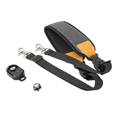 Sunnylife RO-GS815 - Sangle de portage et base pour DJI RS 3 et RS 4 : sangle de portage Sunnylife RO-GS815 et sa base en aluminium