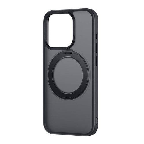 Baseus SkyRing 360° - Coque avec support pour iPhone 15 (noire) : coque Baseus SkyRing 360° noire pour iPhone 15