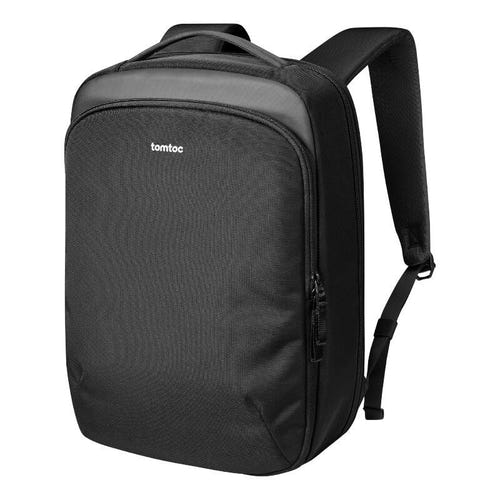 Tomtoc Explorer-T60 - Sac à dos 15 L pour ordinateur 16 pouces (noir) : compartiment pour ordinateur 16 pouces