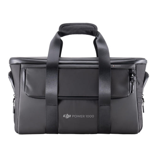DJI Power 1000 - Sac de transport pour station électrique : compartiment à câbles à l'arrière du sac