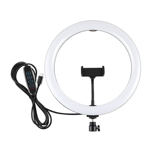Puluz PU656B - Anneau lumineux 160 LED avec support smartphone : anneau lumineux Puluz avec son support smartphone