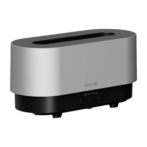 Deerma DEM-PX310W - Diffuseur de parfum et humidificateur 300 ml à effet flamme : brume ultrasonique et sortie allongée