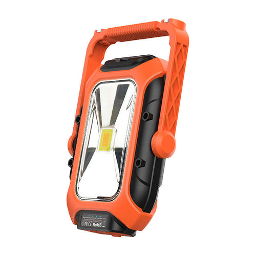 Superfire GM05 - Lampe d'atelier solaire 500 lm avec fonction batterie externe : teintes de lumière chaude et froide