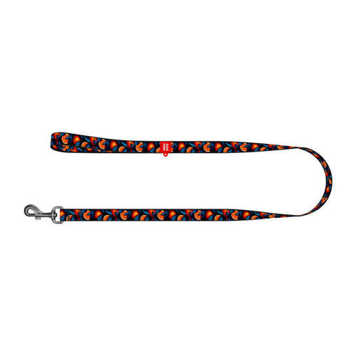 Waudog - Laisse pour chien en nylon motif Oranges, 122 cm : poignée ergonomique de la laisse Waudog