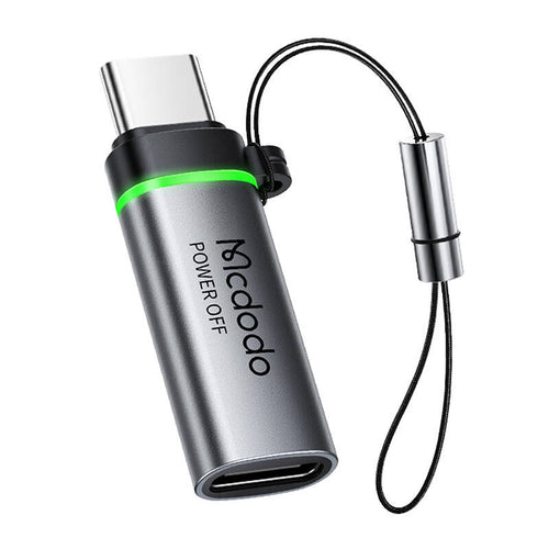 Mcdodo OT-2450 - Adaptateur USB-C vers USB-C 5 A (noir) : adaptateur Mcdodo OT-2450 USB-C noir