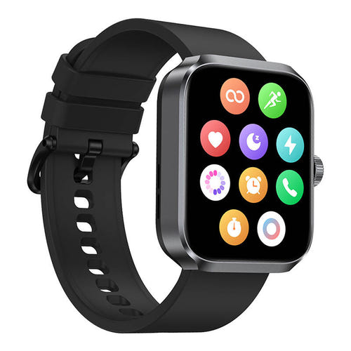 Zeblaze Beyond 3 Plus - Montre connectée GPS AMOLED 1,78 pouce (noire) : boîtier métallique et couronne de navigation