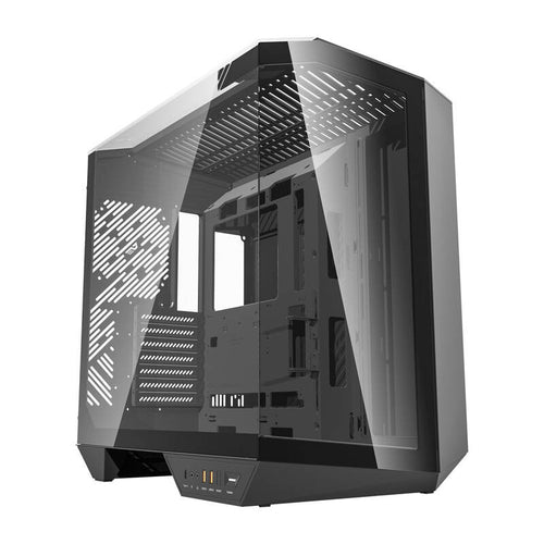 darkFlash DY470 - Boîtier PC grande tour compatible back-connect (noir) : boîtier PC darkFlash DY470 noir
