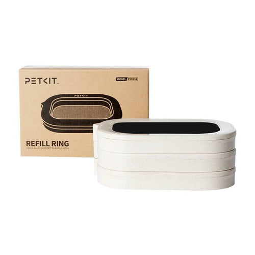 Petkit P99034 - Anneau de recharge de sacs à déchets pour litière Purobot Ultra (3 pièces) : anneau de recharge de sacs Petkit P99034