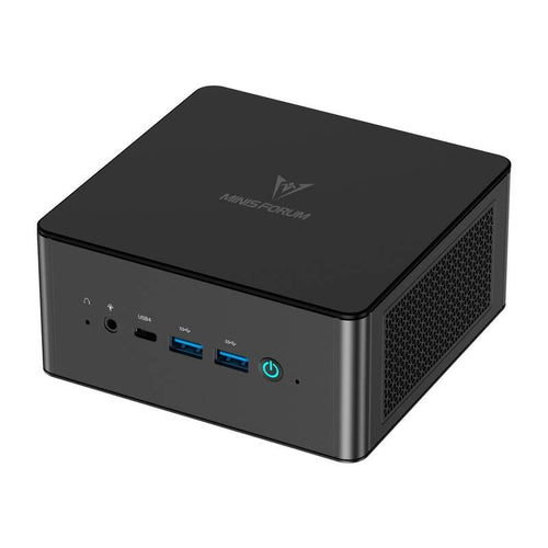 Minisforum UM890 Pro - Mini PC Ryzen 9 8945HS, 32 Go DDR5, SSD 1 To : mini PC Minisforum UM890 Pro vu de face