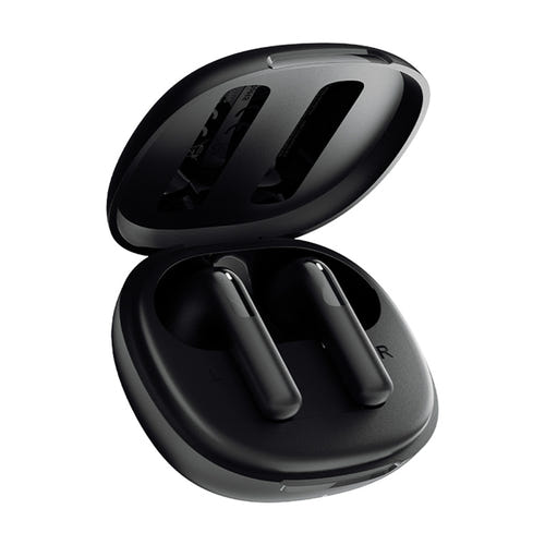 QCY Ailybuds E10 T35 - Écouteurs sans fil LDAC Hi-Res (noirs) : écouteur semi-intra vu de près